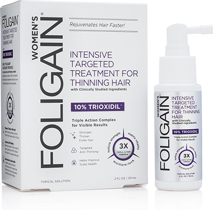 FOLIGAIN HAIR LOSS TREATMENT with 10% Trioxidil® (2oz) 59ml